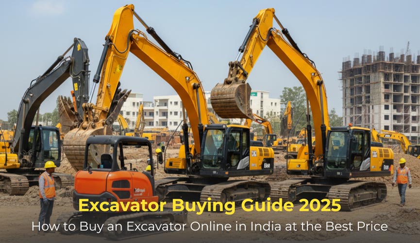 Excavator Buying Guide 2025: How to Buy an Excavator Online in India at the Best Price Excavator